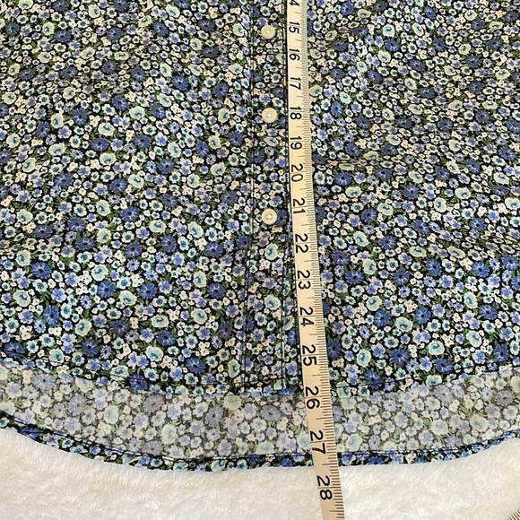 EUC Tommy Hilfiger Floral Garden Peasant Style Blouse - Picture 7 of 16